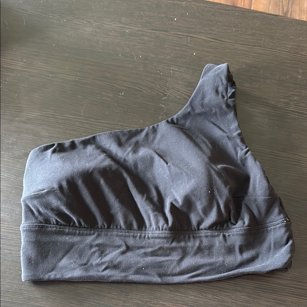 lululemon athletica Black One-Shoulder Sports Bra